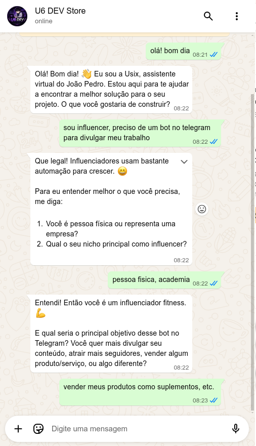 Agente IA para Atendimento - preview 1